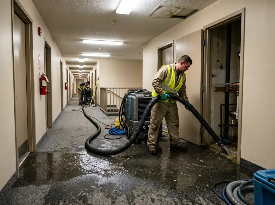 multi-unit-apartment-hallway-f-005 — frequently asked questions, Emergency Burst Pipe Water Extraction & Removal in Cornwall…